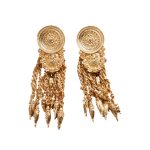 Regal Gold Cascade Chandbali Earrings – Timeless Royalty