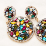 Luxury Crystal Statement Drop Earrings – Vintage Glamour